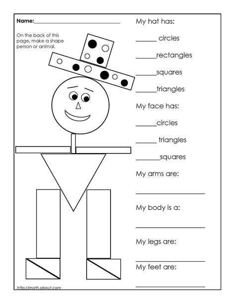 1st Grade Health Printable Worksheet