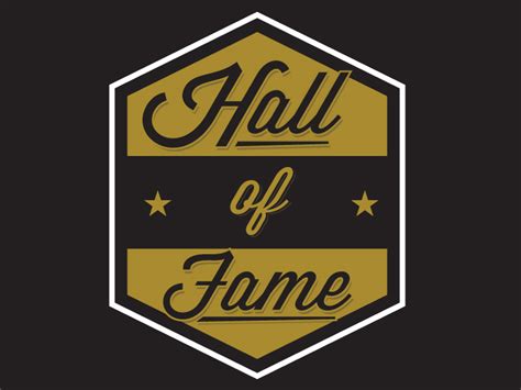 Hall Of Fame Badge By Chris Bomely On Dribbble