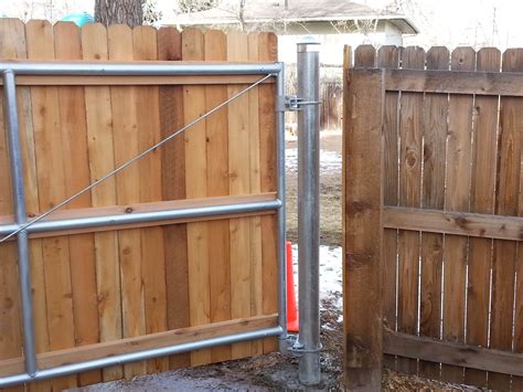 How To Build A Wood Fence Gate With Metal Posts Do This Upgraded Home
