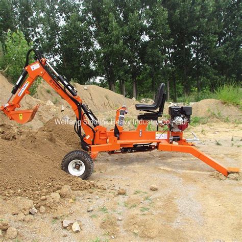 Good Performance High Quality Atv Mounted Mini Towable Excavator