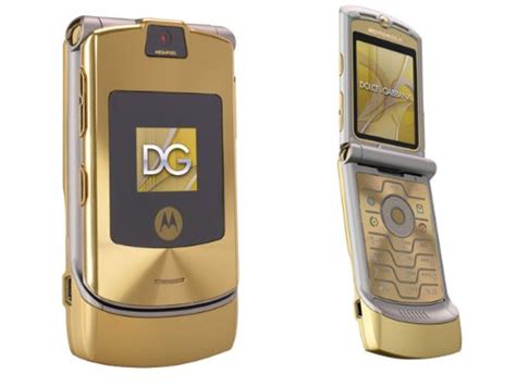 Motorola Razr V I Dolce Gabbana Unlocked Cell Phone With Camera Mp