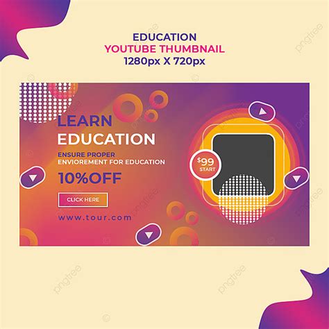 Education Youtube Thumbnail Template Download On Pngtree