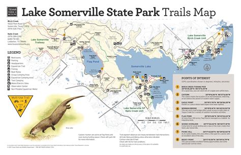 Lake Somerville State Park Trails Map The Portal To Texas History