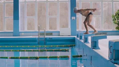Senior Man In Indoor Swimming Pool Active Stock Footage Sbv 320345663