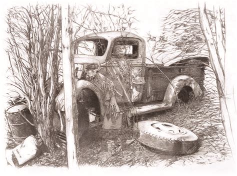 There are 120 pencil drawing truck for sale on etsy, and they cost £67.82 on average. Pin on Ghosts on the Prairie