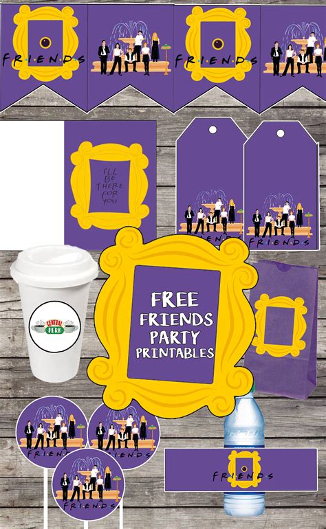 Maybe you would like to learn more about one of these? FREE Friends Birthday Party Printable Files | Banner ...