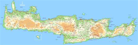 Karte Von Kreta Goudenelftal