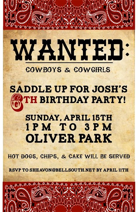 images  cowboy party  pinterest birthday