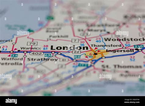 London Ontario On A Map Hi Res Stock Photography And Images Alamy