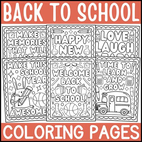 Back To School Coloring Pages Back To School Coloring Sheets Made