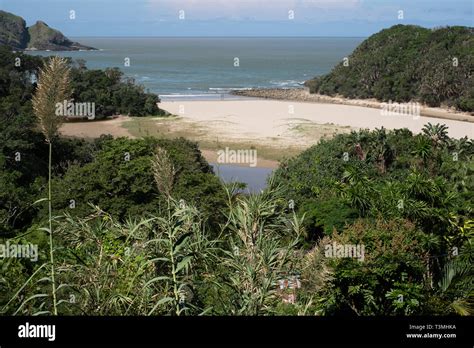 View Of Second Beach At Port St Johns On The Wild Coast In Transkei