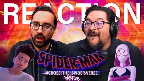 Spider Man Across The Spider Verse First Look Reaction Youtube