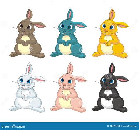Rabbit Bunny Cartoon Vector Illustration Royalty Free Stock Images