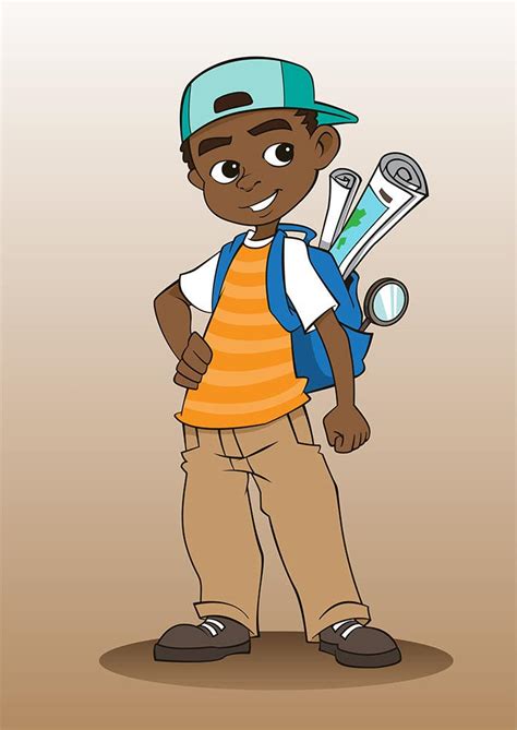To get more templates about posters,flyers,brochures,card,mockup,logo,video,sound,ppt,word,please visit pikbest.com. Cartoon Character Illustration of Pre-Teen Boy | Freelancer
