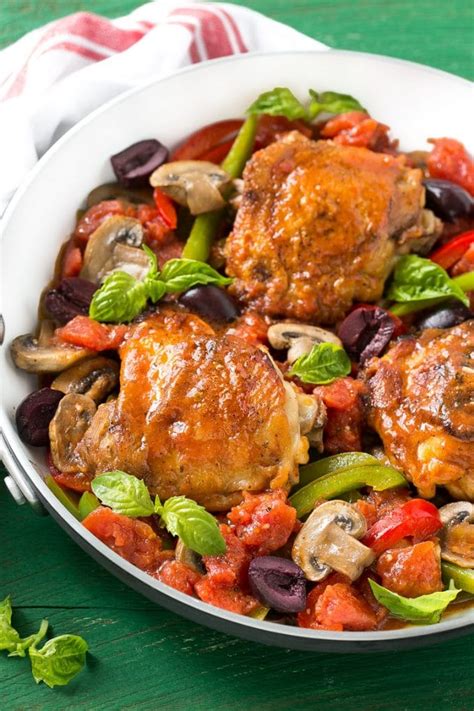 Chicken is a major worldwide source of meat and eggs for human consumption. Italian Chicken Cacciatore - Dinner at the Zoo