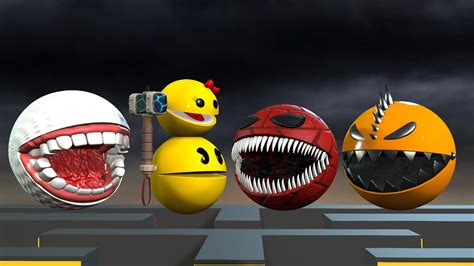 Pacman Vs Pacman Monster Vs Iron Pacman Youtube