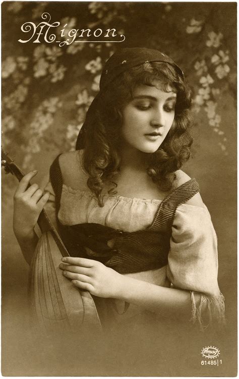 Vintage Gypsy Postcard Image Stunning The Graphics Fairy