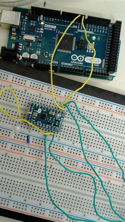 How To Make Two Arduinos Arduino Mini And Mega 2560communicate Each Other Programming