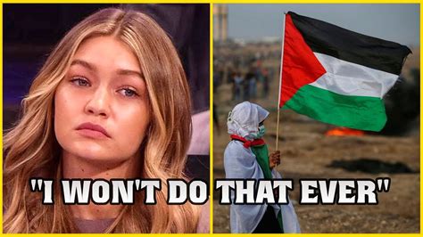 GIGI HADID TARGETED FOR SUPPORTING PALESTINE - YouTube
