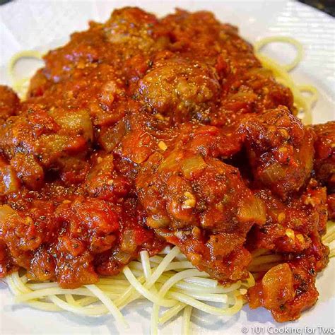 italian sausage marinara sauce 101 cooking for two