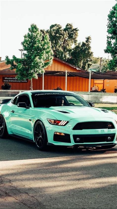 Mustang In Tiffany Blue Luxurious And Fashionable Order Trending