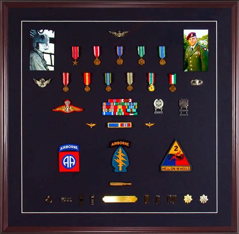 Custom Framed Military Medals And Ribbons Framed Guidons