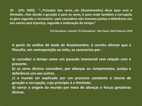 Com Relação A Origem Da Filosofia Ocidental é Correto Afirmar