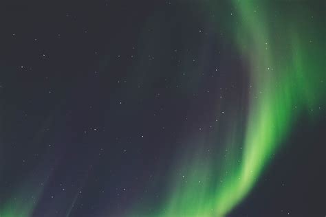 Gambar Langit Malam Suasana Fajar Aurora Borealis Bintang