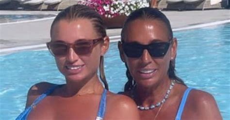 Billie Faiers Dazzles In Matching Bikini With Lookalike Mum In Sizzling