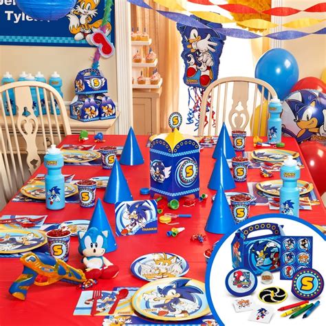 Sonic The Hedgehog Ultimate Party Pack Dakotas Birthday In 2019