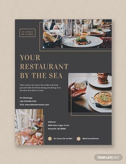 Free 30 Stunning Food Flyer Designs In Ms Word Psd Ai Vector