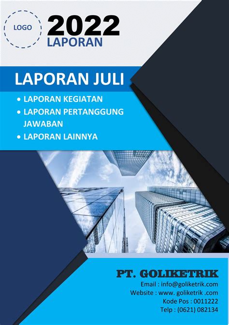 Download 30+ Cover Format Word (Docx) Untuk Cover Laporan, Cover