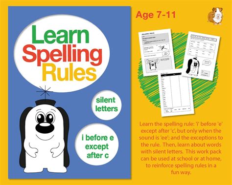 Mash Class Level Learn Spelling Rules I Before E And Silent