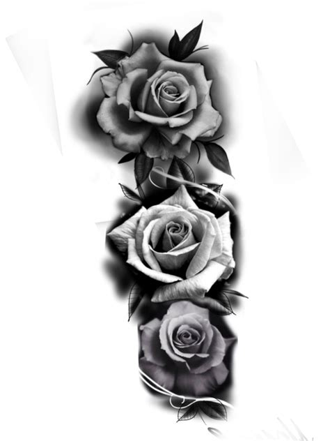 Realistic rose tattoos are extra sweet gestures that symbolize affectionate bonds. Pin by James on Dogs | Rose tattoo sleeve, Rose tattoos ...