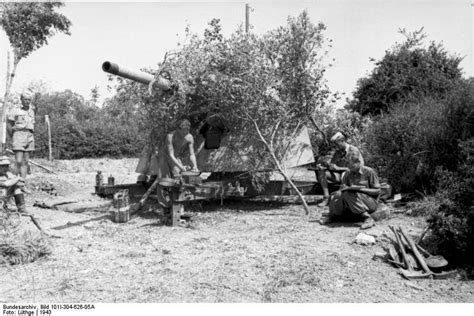 Flak 88mm Camouflaged In The North Africa Desert North Africa