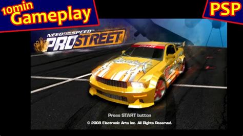 Need For Speed Prostreet Psp Gameplay Youtube