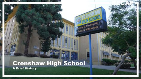 Crenshaw High School A Brief History Youtube