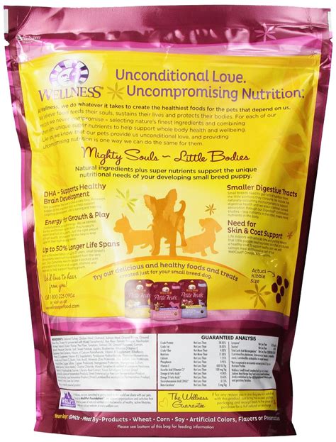 When introducing a new brand of food to your puppy, you should monitor them closely. Wellness Complete Health Natural Dry Dog Food, Small Breed ...