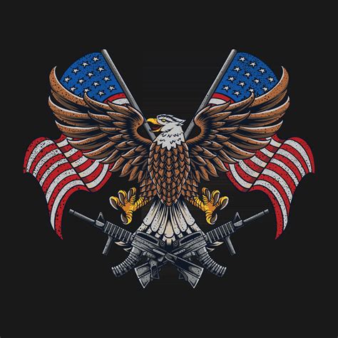 águia Vetor Da Bandeira Americana Dos Estados Unidos Grátis 2736791 Vetor No Vecteezy
