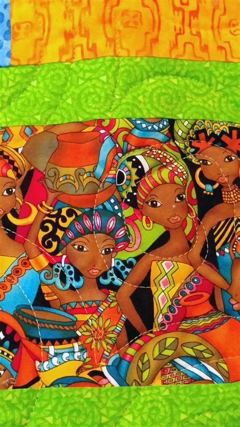 Handmade African Quilt African Wall Hanging Wakanda Black Etsy
