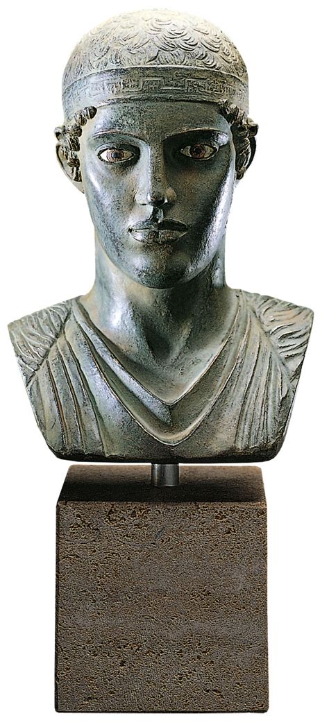 Bust Of The Charioteer Of Delphi Ars Mundi