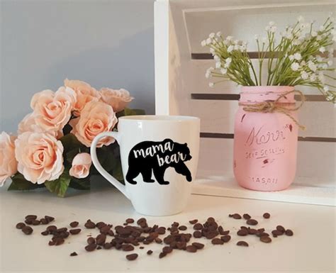 Mama Bear Mug T For Mom Personalized By Cheerfullycreative