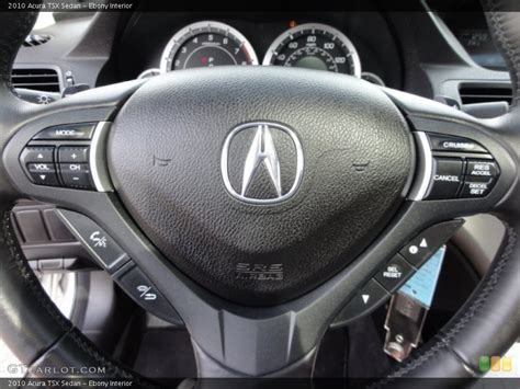 Ebony interior controls for the 2010 acura tsx sedan #55160727
