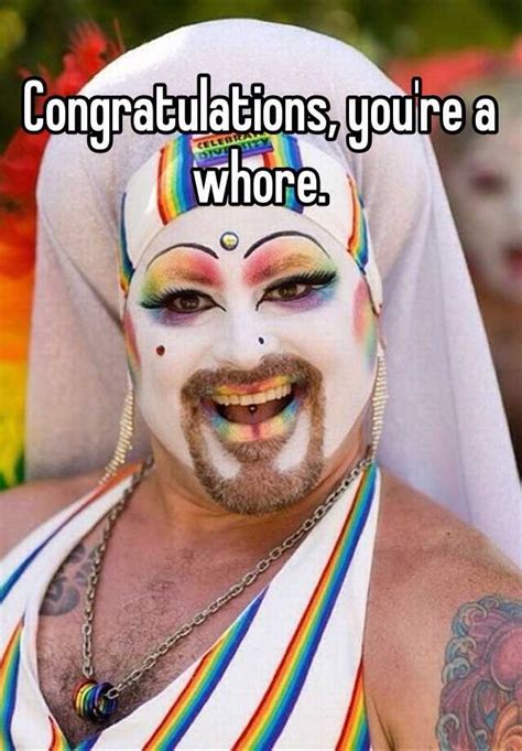 congratulations you re a whore