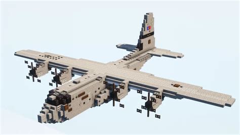 Lockheed Martin C 130j Super Hercules V2 Unfixed Minecraft Map