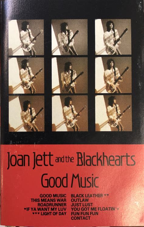 Good Music By Joan Jett And The Blackhearts 1986 Tape Polydor Cdandlp Ref2407802948