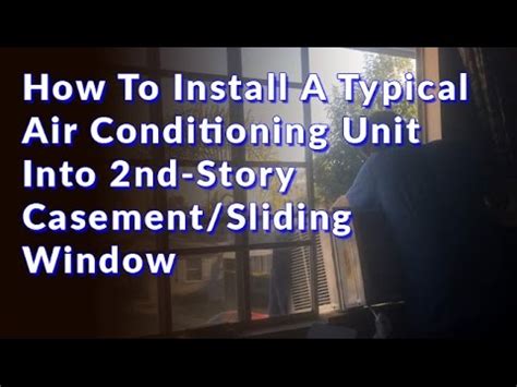 What are air conditioning units? How To Install A Typical Air Conditioning Unit Into 2nd ...
