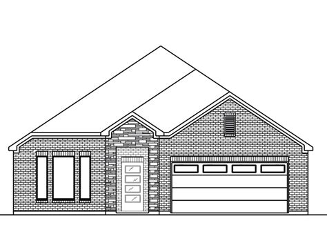 New Single Story House Plans In Mont Belvieu Tx The Aintree At