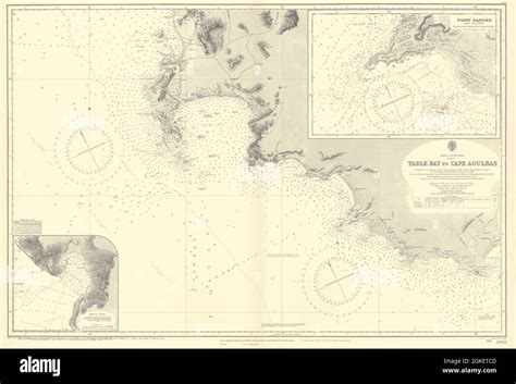 Cape Town Hout Table Bay Pt Danger South Africa Admiralty Chart 1867
