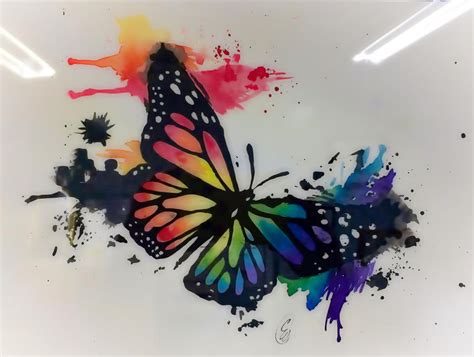 Rainbow Butterfly By Spellfire42489 On Deviantart